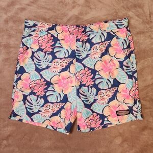 Vineyard Vines Printed Chappy swim trunks shorts Small